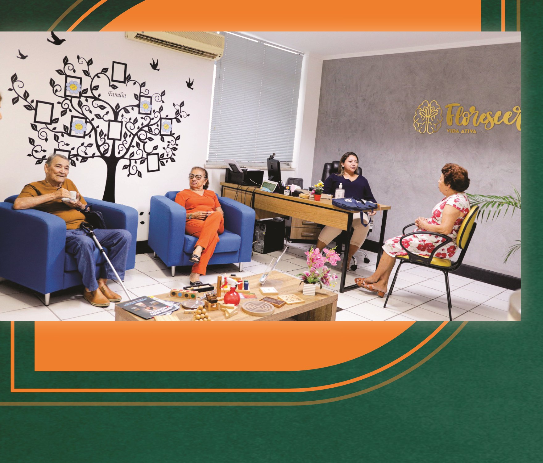 Ambiente de convivência do Florescer Vida Ativa